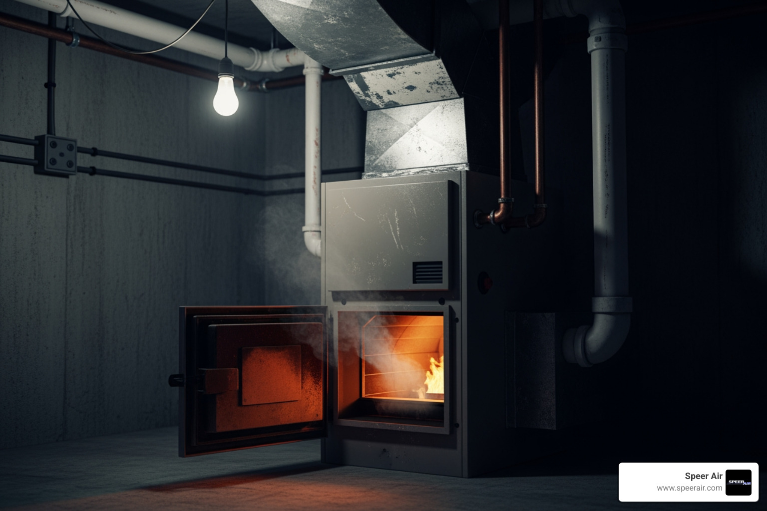 HVAC Blog 6 Family wrapped in blankets looking at thermostat in winter - "My furnace just died, who offers 24/7 HVAC service in Denville, NJ